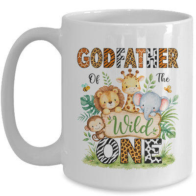 Godfather Of The Wild One First Birthday Boy Jungle Safari Mug | teecentury