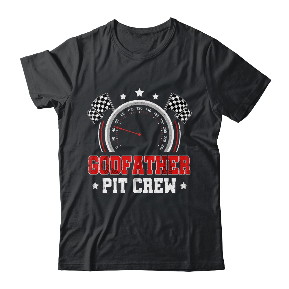 Godfather Pit Crew Race Car Birthday Party Racing Family Shirt & Hoodie | teecentury