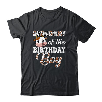 Godmommy Of The Birthday Boy Cow Farm 1st Birthday Boy Shirt & Hoodie | teecentury