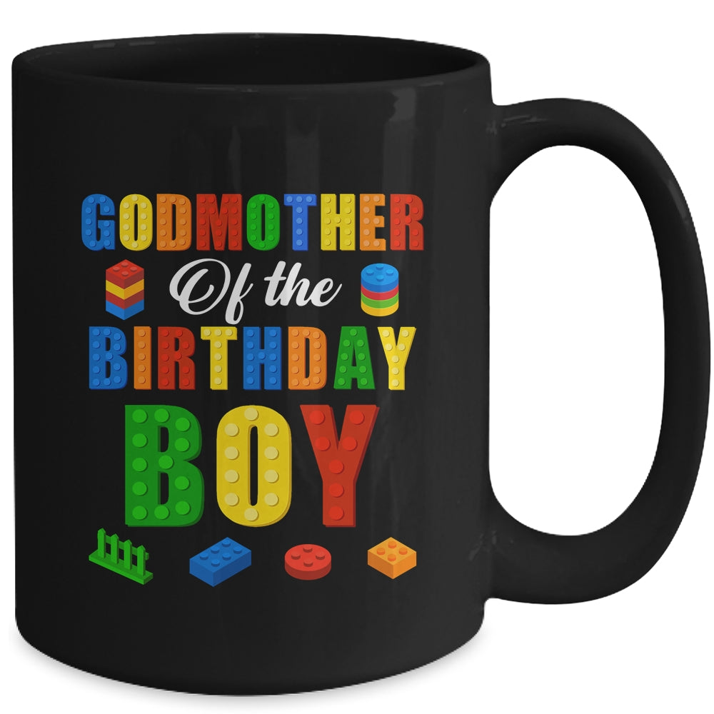 Godmother Birthday Boy Master Builder Building Bricks Blocks Mug | teecentury