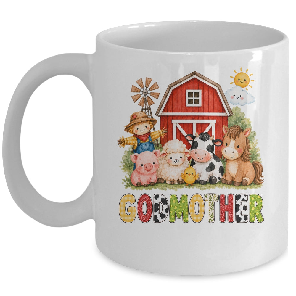 Godmother Farm Cow 1St Birthday Girl Boy Matching Family Mug | teecentury