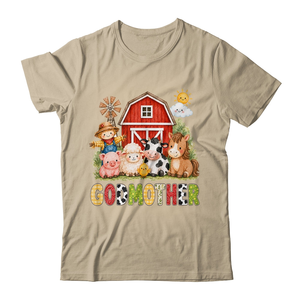 Godmother Farm Cow 1St Birthday Girl Boy Matching Family Shirt & Hoodie | teecentury