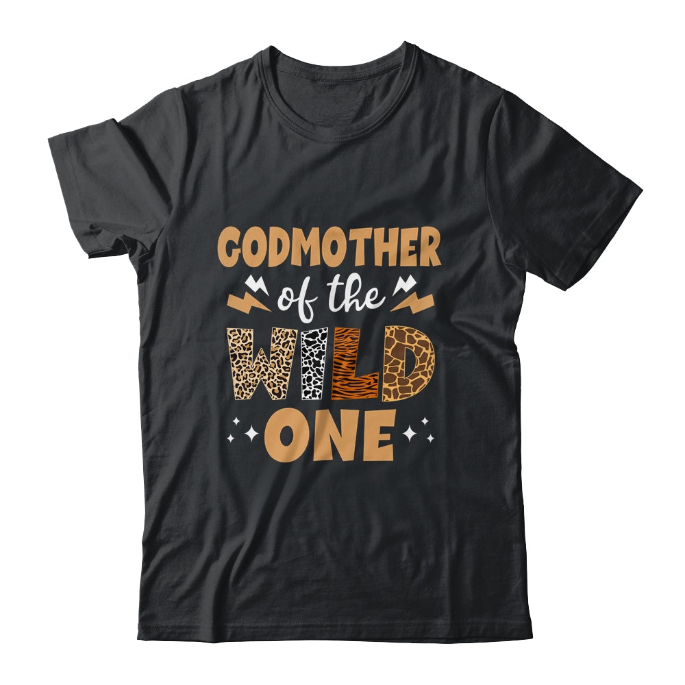 Godmother Of Leopard One 1st Birthday Girl Party Family Shirt & Hoodie | teecentury