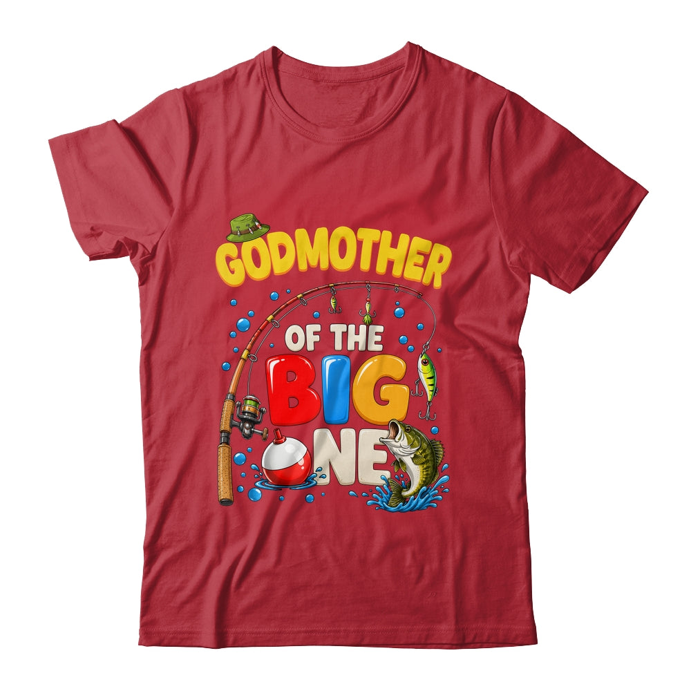 Godmother Of The Big One Fishing Birthday Boy Family Party Shirt & Hoodie | teecentury