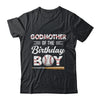 Godmother Of The Birthday Boy Baseball Matching Family Party Shirt & Hoodie | teecentury