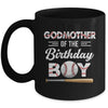 Godmother Of The Birthday Boy Baseball Matching Family Party Mug | teecentury