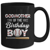 Godmother Of The Birthday Boy Baseball Matching Family Party Mug | teecentury