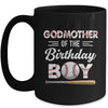 Godmother Of The Birthday Boy Baseball Matching Family Party Mug | teecentury