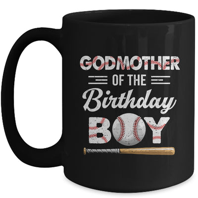 Godmother Of The Birthday Boy Baseball Matching Family Party Mug | teecentury