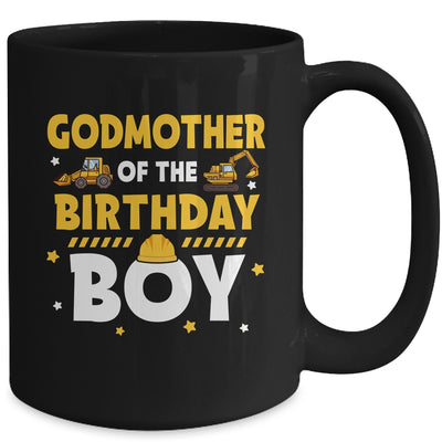 Godmother Of The Birthday Boy Construction Worker Party Mug | teecentury