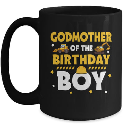 Godmother Of The Birthday Boy Construction Worker Party Mug | teecentury
