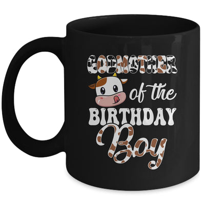 Godmother Of The Birthday Boy Cow Farm 1st Birthday Boy Mug | teecentury