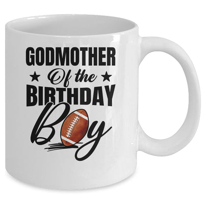 Godmother Of The Birthday Boy Football 1st Birthday Party Mug | teecentury