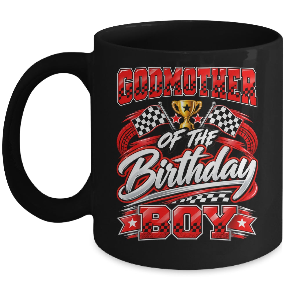 Godmother Of The Birthday Boy Race Car Family Pit Crew Mug | teecentury