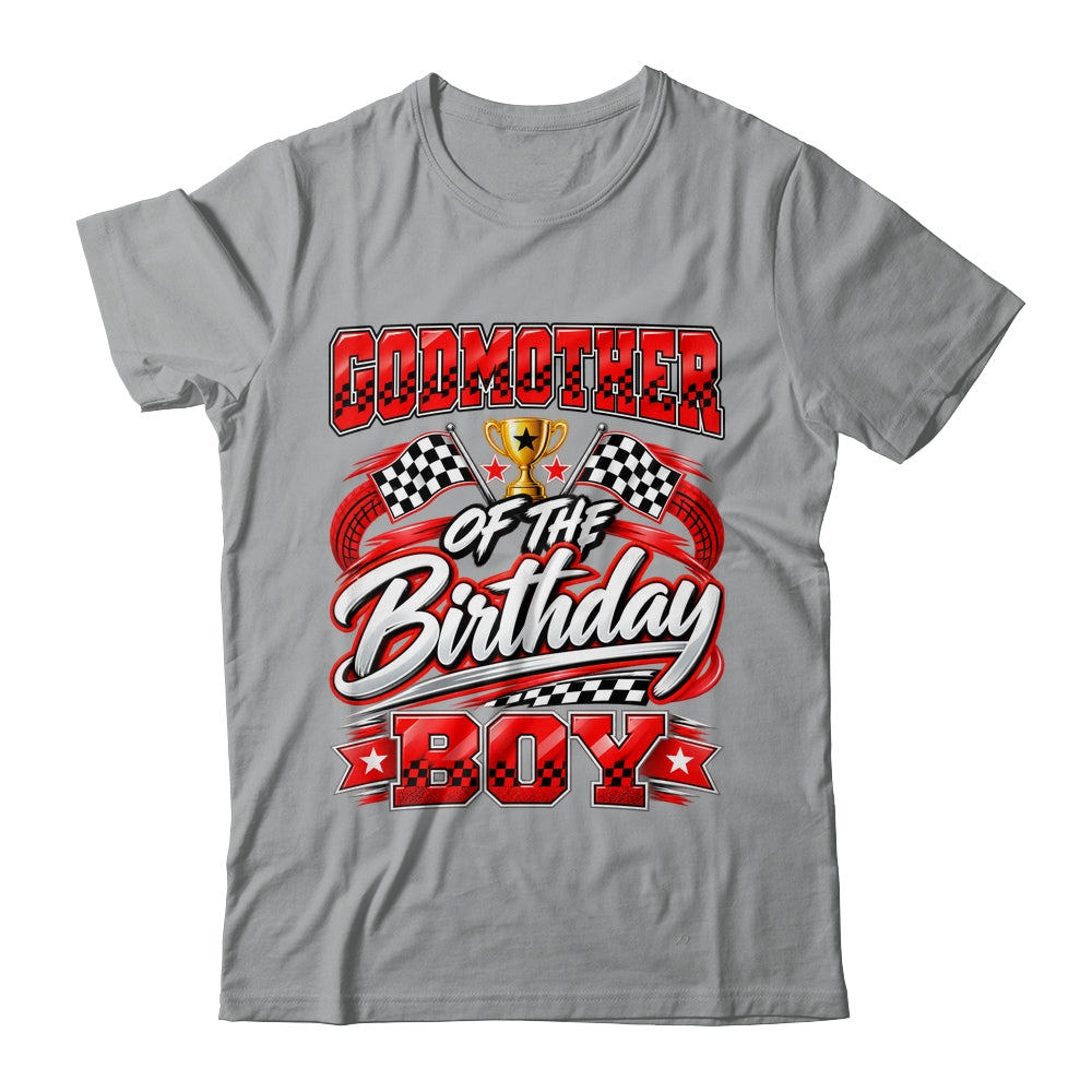 Godmother Of The Birthday Boy Race Car Family Pit Crew Shirt & Hoodie | teecentury
