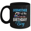 Godmother Of The Birthday Boy Railroad Train Theme Lover Mug | teecentury