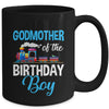 Godmother Of The Birthday Boy Railroad Train Theme Lover Mug | teecentury