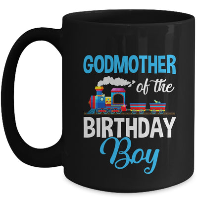 Godmother Of The Birthday Boy Railroad Train Theme Lover Mug | teecentury