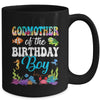Godmother Of The Birthday Boy Sea Fish Ocean Aquarium Party Mug | teecentury