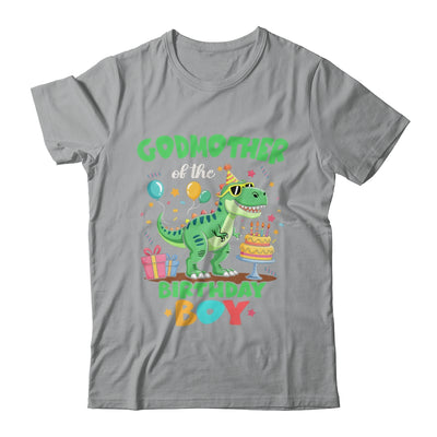 Godmother Of The Birthday Boy T Rex Dinosaur Family Party Shirt & Hoodie | teecentury