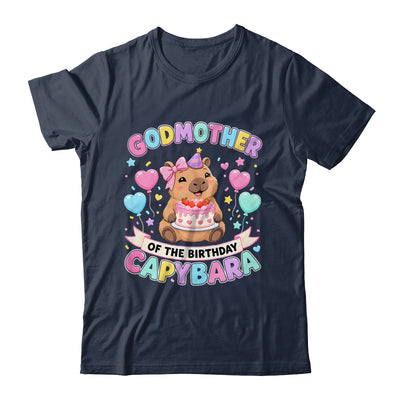 Godmother Of The Birthday Capybara Birthday Girl Family Shirt & Hoodie | teecentury