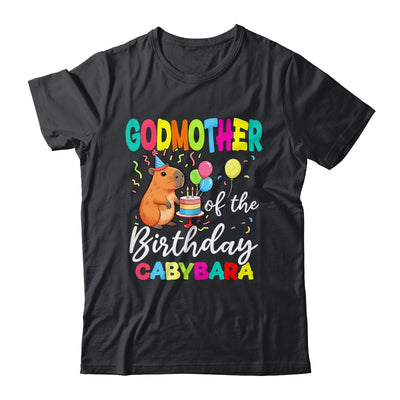 Godmother Of The Birthday Capybara Girl Bday Party Family Shirt & Hoodie | teecentury