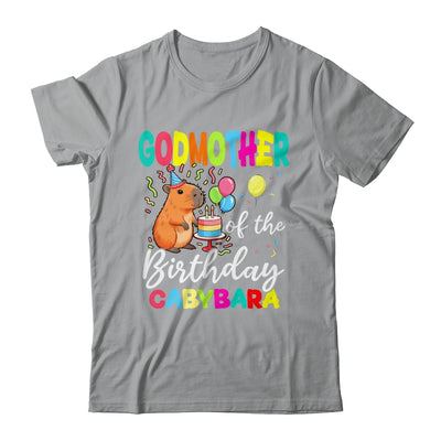 Godmother Of The Birthday Capybara Girl Bday Party Family Shirt & Hoodie | teecentury