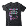 Godmother Of The Birthday For Girl Dinosaur T-Rex Party Family Shirt & Hoodie | teecentury