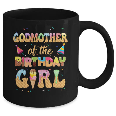 Godmother Of The Birthday Girl 1st Ice Cream Party Family Mug | teecentury