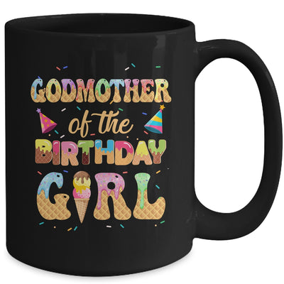Godmother Of The Birthday Girl 1st Ice Cream Party Family Mug | teecentury