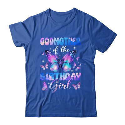 Godmother Of The Birthday Girl Butterfly Family Matching Shirt & Hoodie | teecentury
