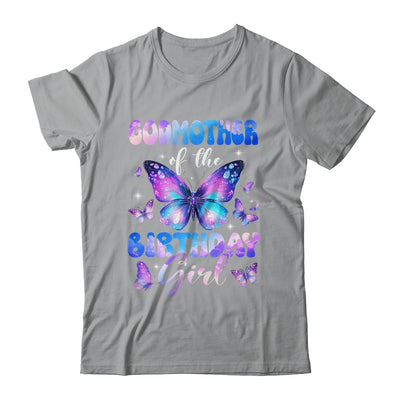 Godmother Of The Birthday Girl Butterfly Family Matching Shirt & Hoodie | teecentury