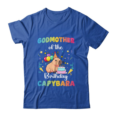 Godmother Of The Birthday Girl Capybara Bday Party Family Shirt & Hoodie | teecentury