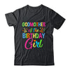 Godmother Of The Birthday Girl Glows Retro 80's Party Family Shirt & Hoodie | teecentury