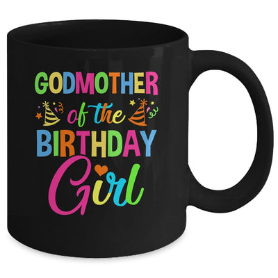 Godmother Of The Birthday Girl Glows Retro 80's Party Family Mug | teecentury