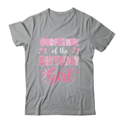 Godmother Of The Birthday Girl Matching Pink Coquette Bow Shirt & Hoodie | teecentury