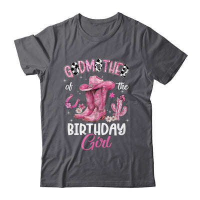 Godmother Of The Birthday Girl Pink Cowgirl Western Cow Girl Shirt & Hoodie | teecentury
