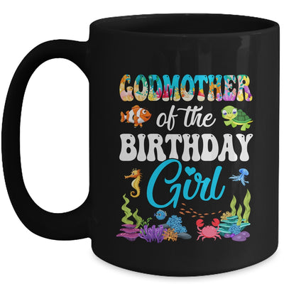 Godmother Of The Birthday Girl Sea Fish Ocean Aquarium Party Mug | teecentury