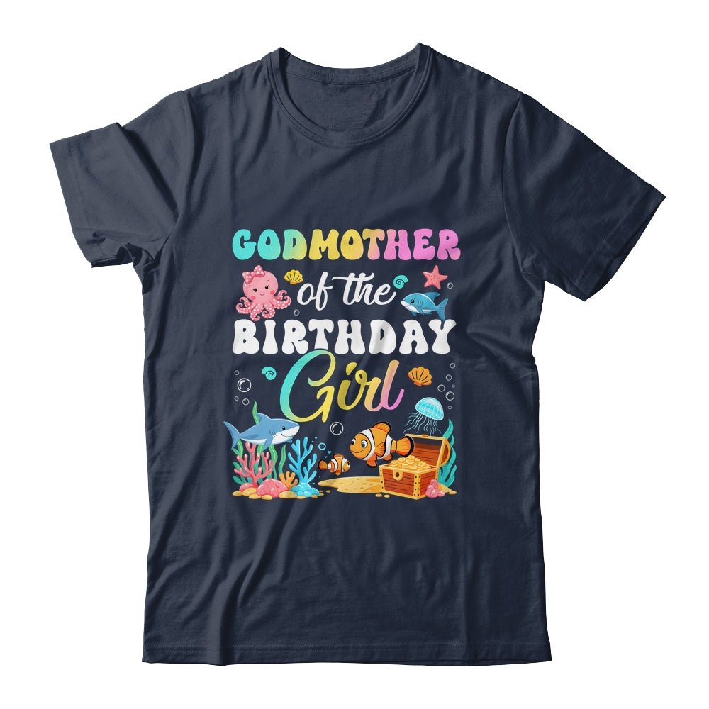 Godmother Of The Birthday Girl Sea Fish Ocean Aquarium Shirt & Hoodie | teecentury