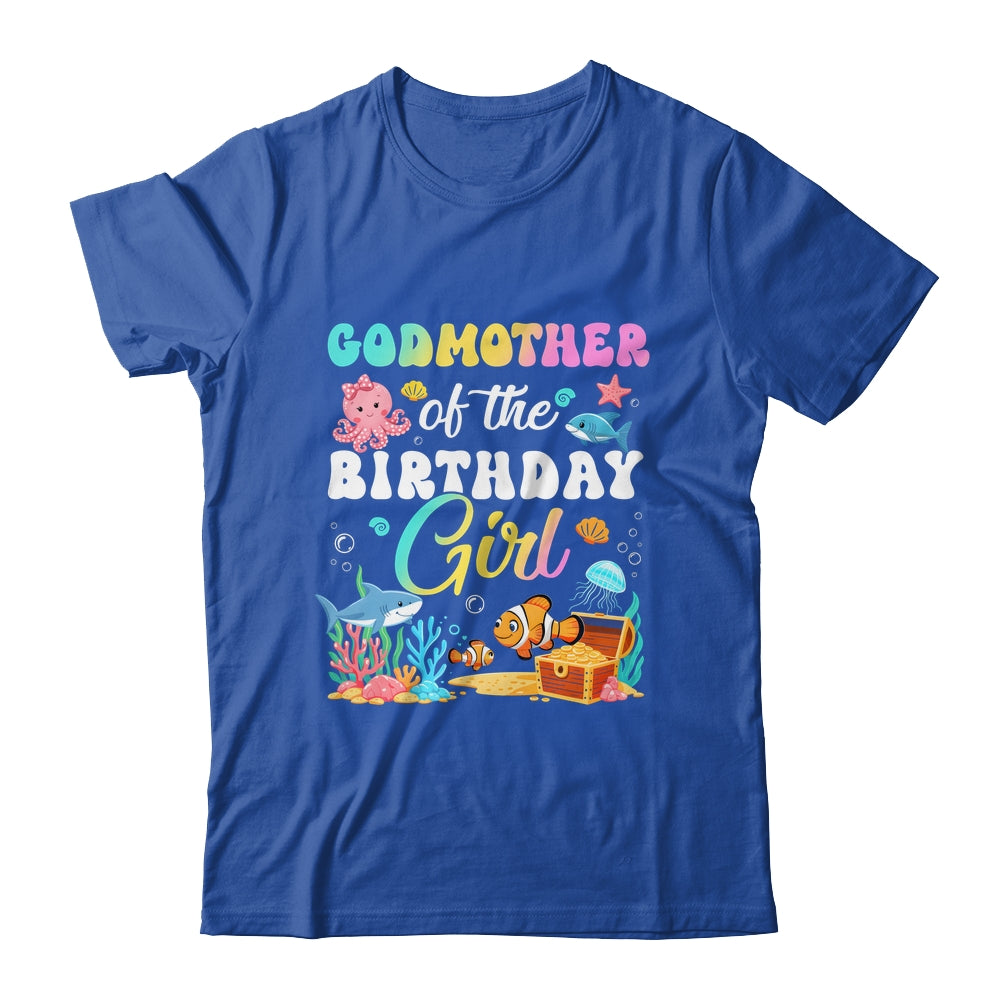 Godmother Of The Birthday Girl Sea Fish Ocean Aquarium Shirt & Hoodie | teecentury