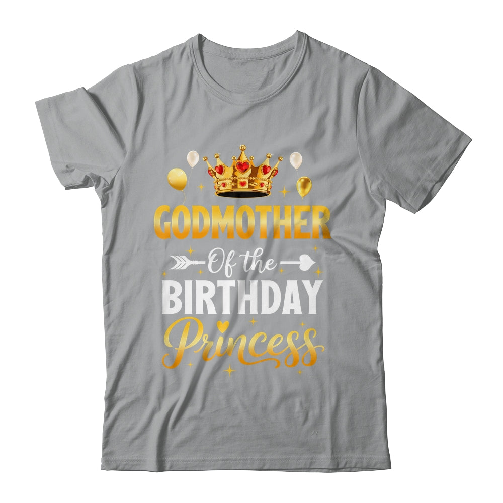 Godmother Of The Birthday Princess Birthday Girl Family Kid Shirt & Hoodie | teecentury