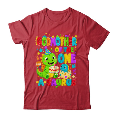 Godmother Of The One-A-Saurus 1St Birthday Boy T-Rex Dinosaur Shirt & Hoodie | teecentury