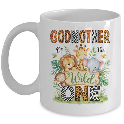 Godmother Of The Wild One First Birthday Boy Jungle Safari Mug | teecentury