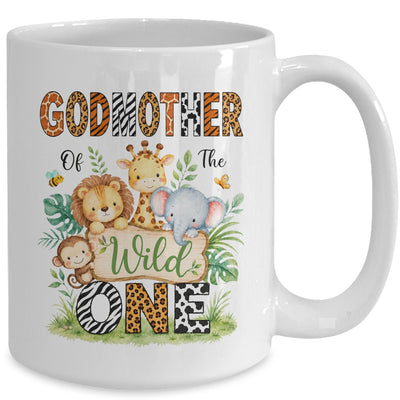 Godmother Of The Wild One First Birthday Boy Jungle Safari Mug | teecentury