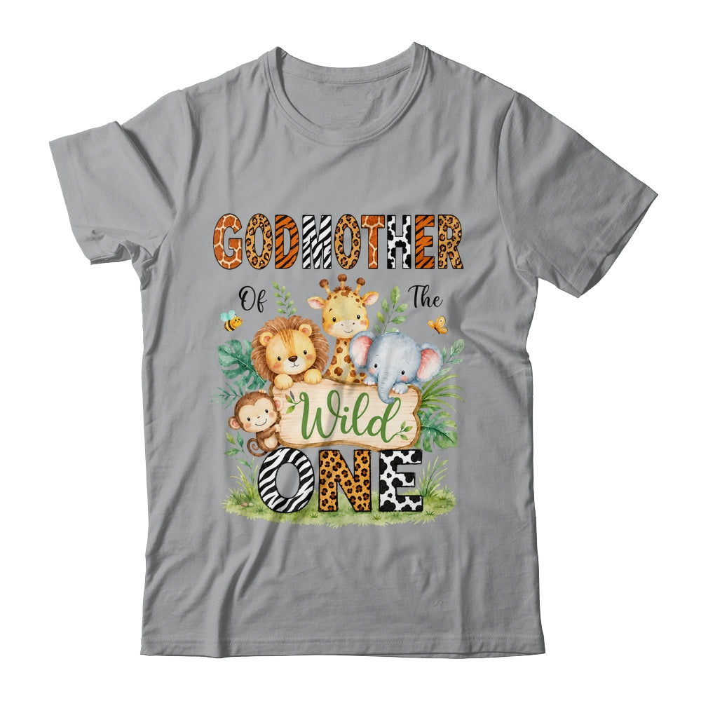 Godmother Of The Wild One First Birthday Boy Jungle Safari Shirt & Hoodie | teecentury