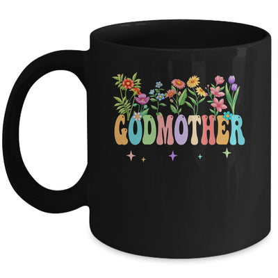 Godmother Women Wildflower Floral Godmother Mothers Day Mug | teecentury