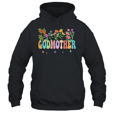 Godmother Women Wildflower Floral Godmother Mothers Day Shirt & Tank Top | teecentury