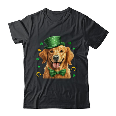 Golden Retriever St Patricks Day Leprechaun Shamrock Irish Shirt & Hoodie | teecentury