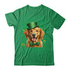 Golden Retriever St Patricks Day Leprechaun Shamrock Irish Shirt & Hoodie | teecentury