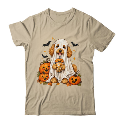 Goldendoodle Ghost and Cute Halloween Dog Humor Shirt & Sweatshirt | teecentury